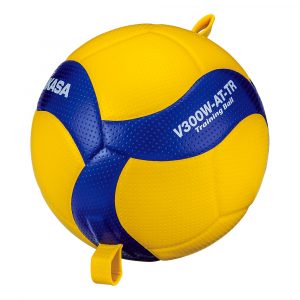 Mikasa V300W Fiva Officiel Volley-Ball Compétition Balle Taille : 5  Bleu/Jaune
